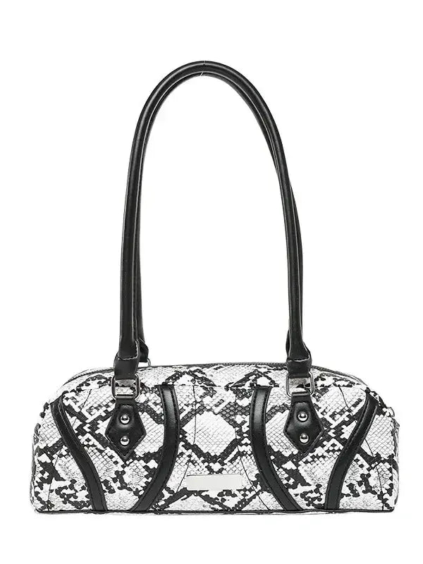 Snake Skin Baguette Bag — alternate view