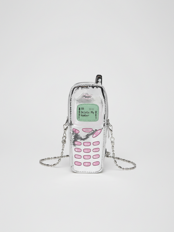 Novelty vintage cellphone shaped shoulder purse