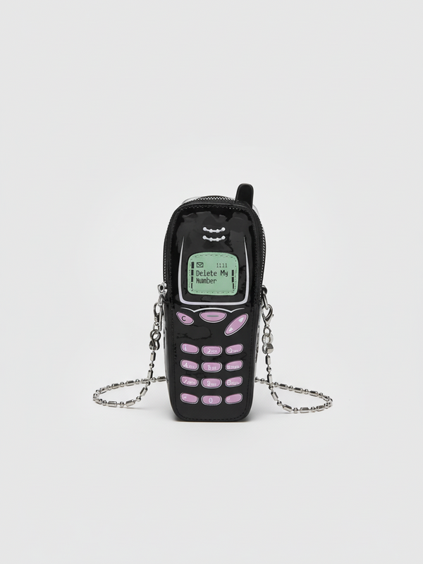 Novelty Vintage Cellphone Purse — alternate view