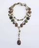Boho Resin Stone Pendant Maxi Necklace