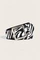 Zebra Print Belt