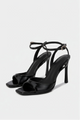 Square Toe Ankle Strap High Heels