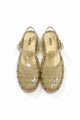 Gold Jelly Sandals