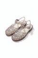 Clear Glitter Jelly Sandals