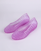 Round Toe Ballet Flat Jelly Sandals