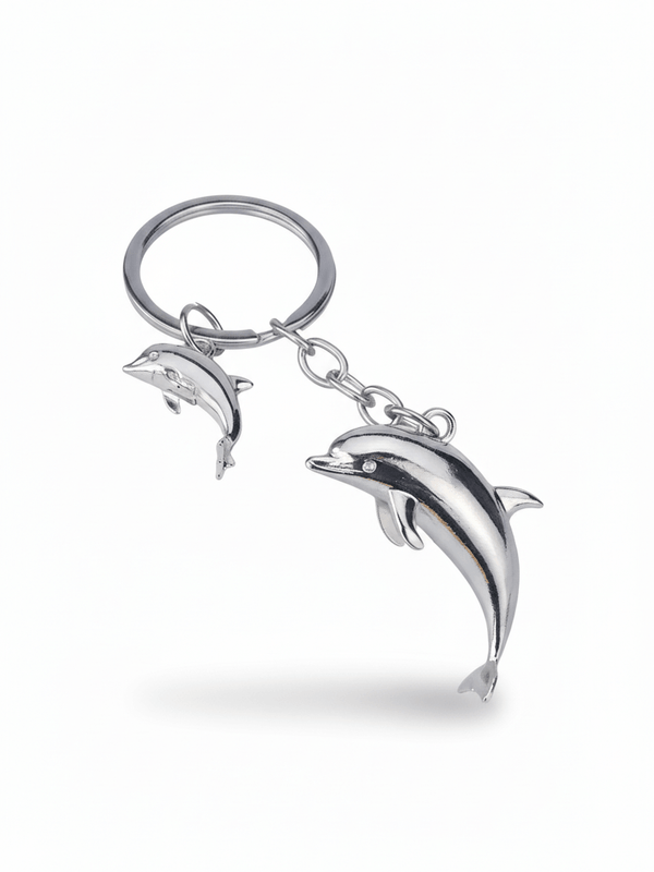 3D dolphin keychain