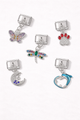 Dangling Rhinestone Italian Charms