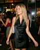 Satin Halter Mini Dress