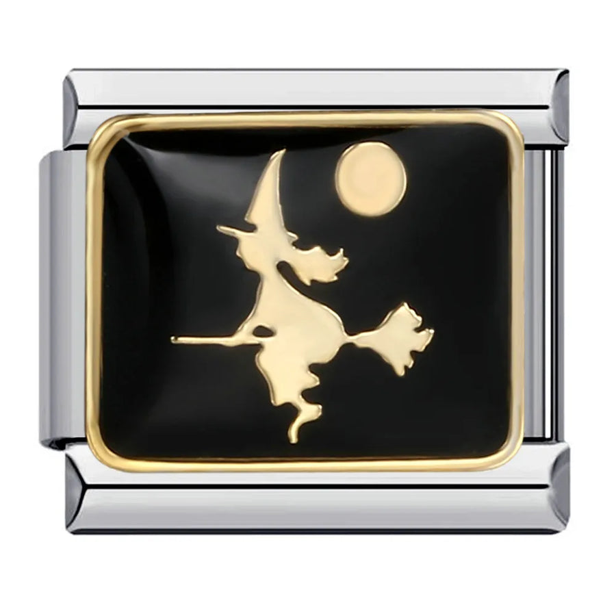 Spooky Halloween enamel Italian charms - view 12