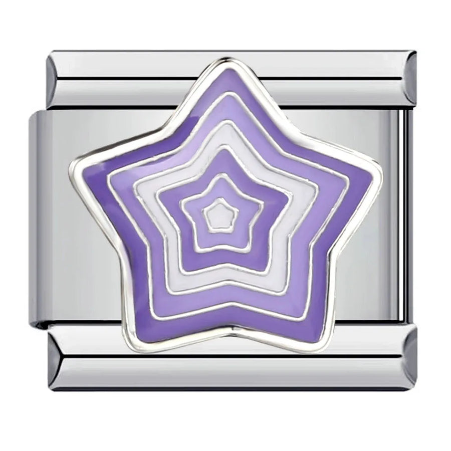 Italian charm collection nine enamel detail - styling view