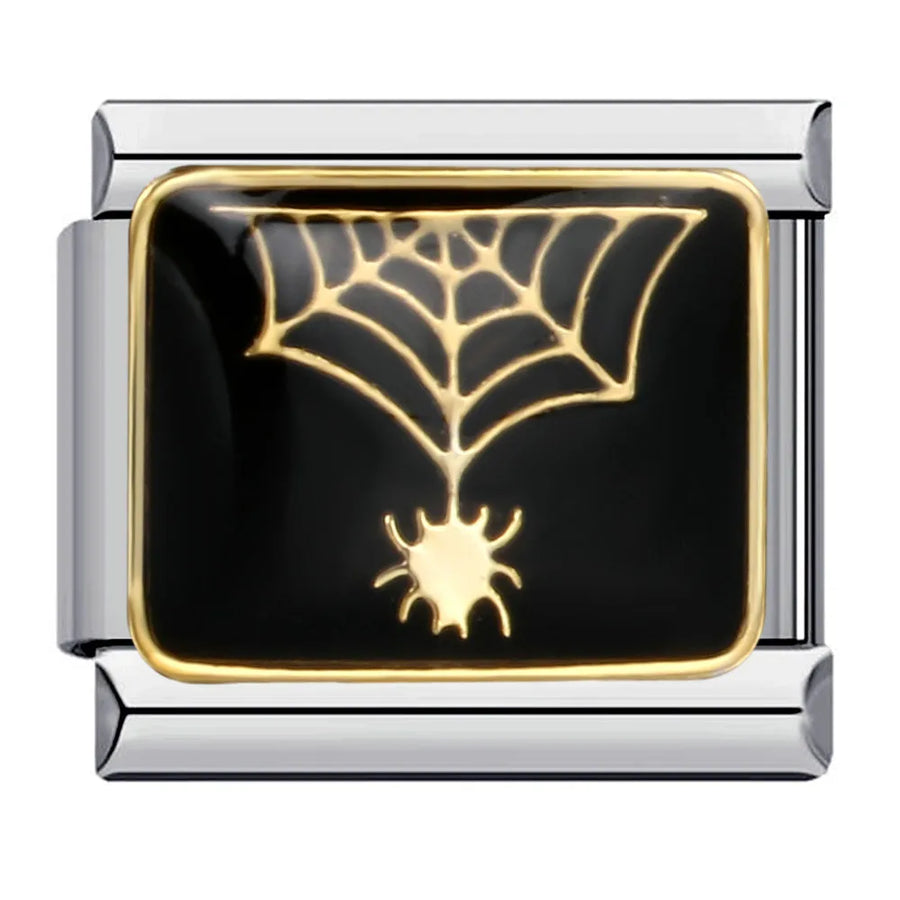 Spooky Halloween enamel Italian charms - view 19