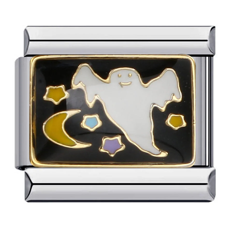 Spooky Halloween enamel Italian charms - view 20