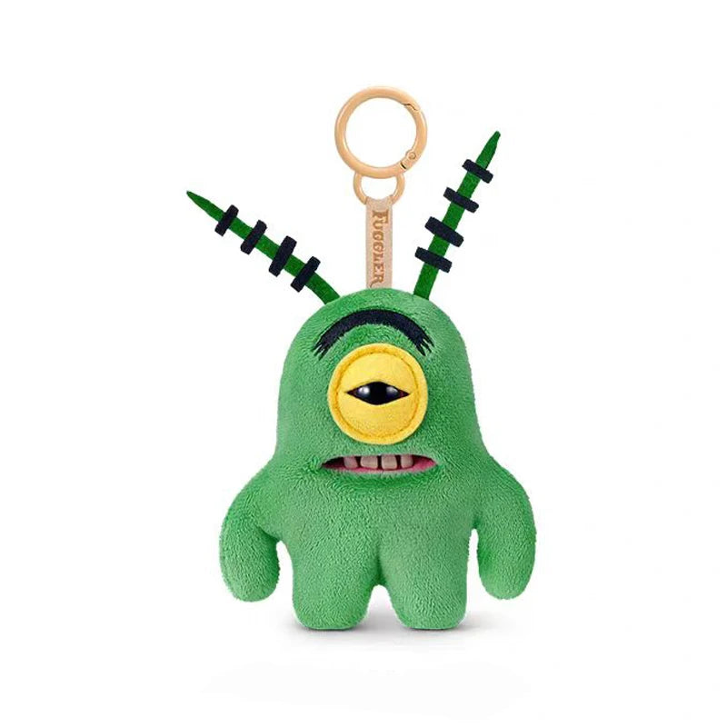 SpongeBob Fuggler plush bag charm keychain - styling view
