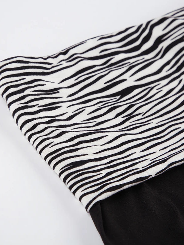 Low Rise Zebra Shortie — alternate view