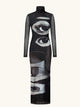 Eye Print Maxi Dress