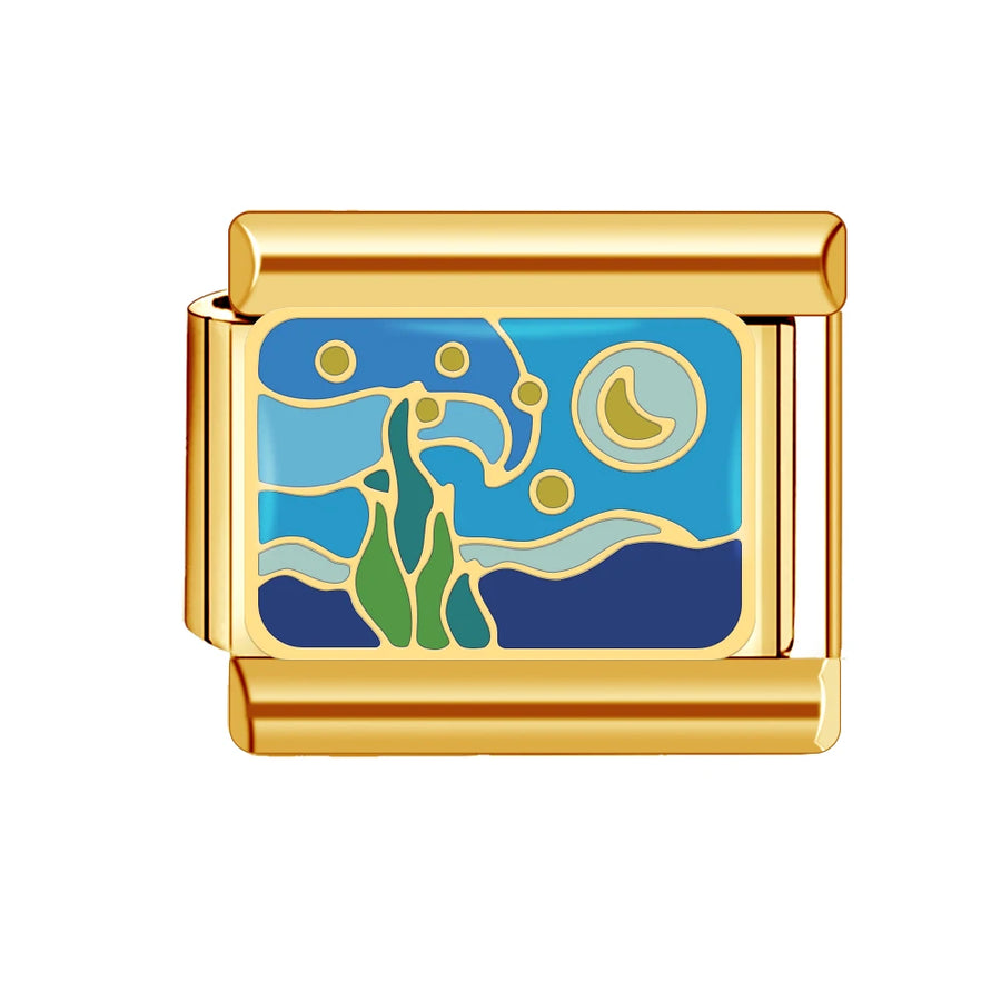 Italian charms collection four ocean theme - view 7