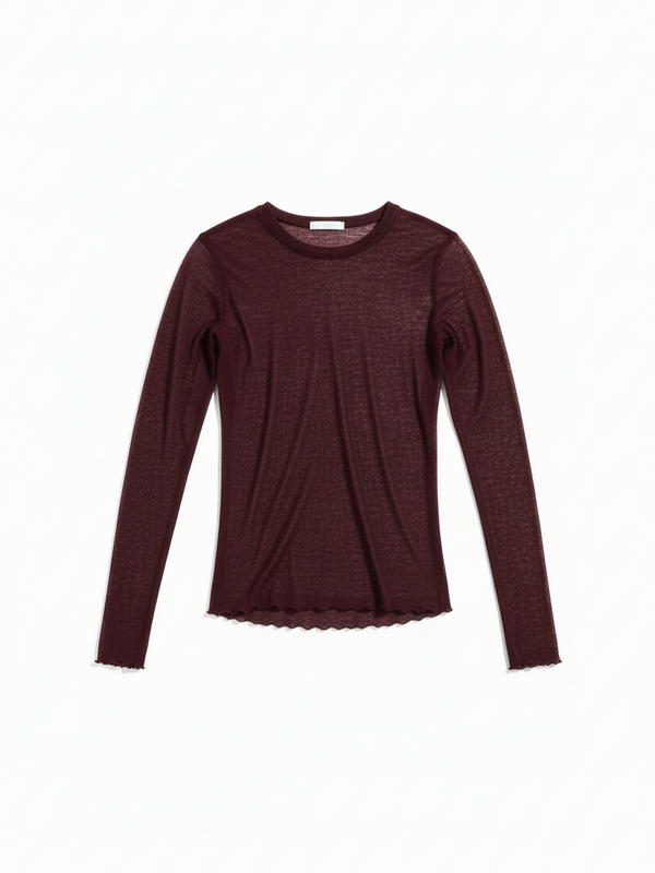 Sheer Long Sleeve Tee — alternate view