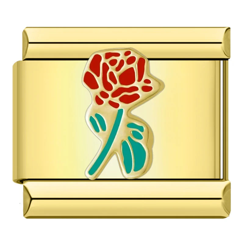 Italian charms collection one on bracelet - view 11