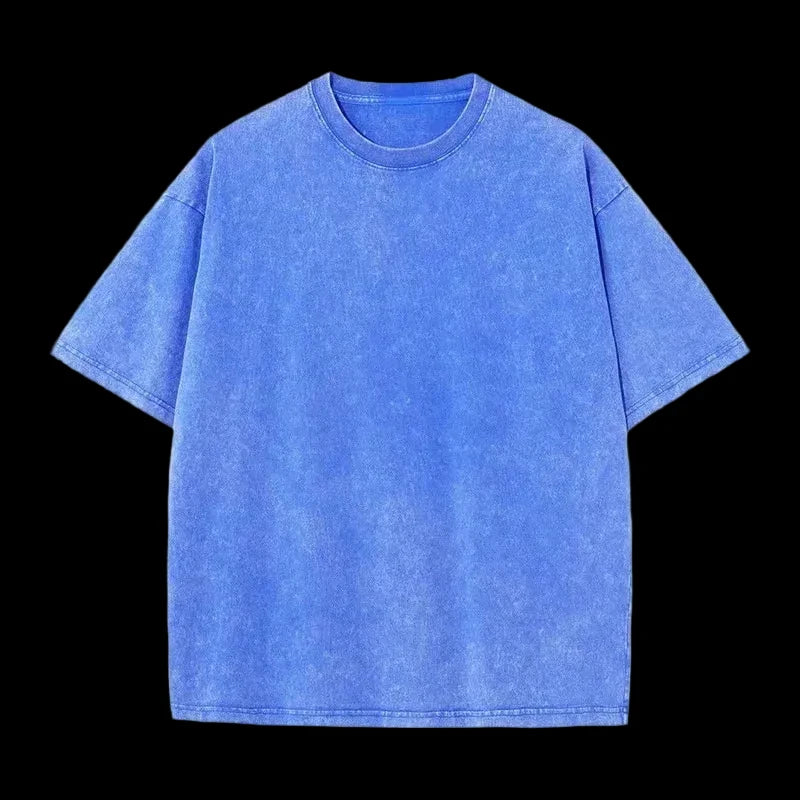 Oversized acid wash graphic t-shirt on model - view 10