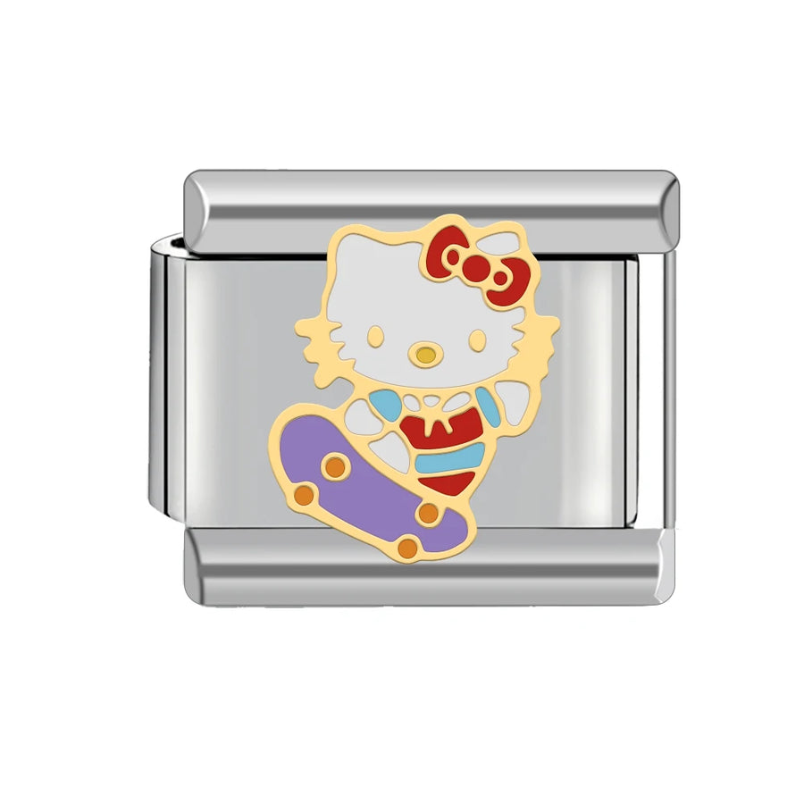 Hello Kitty Italian charm collection on bracelet - view 11