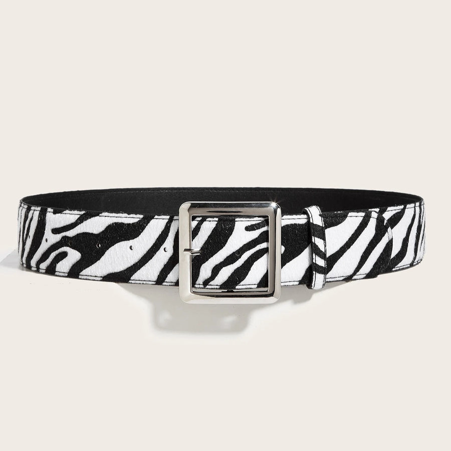 Zebra Print Belt