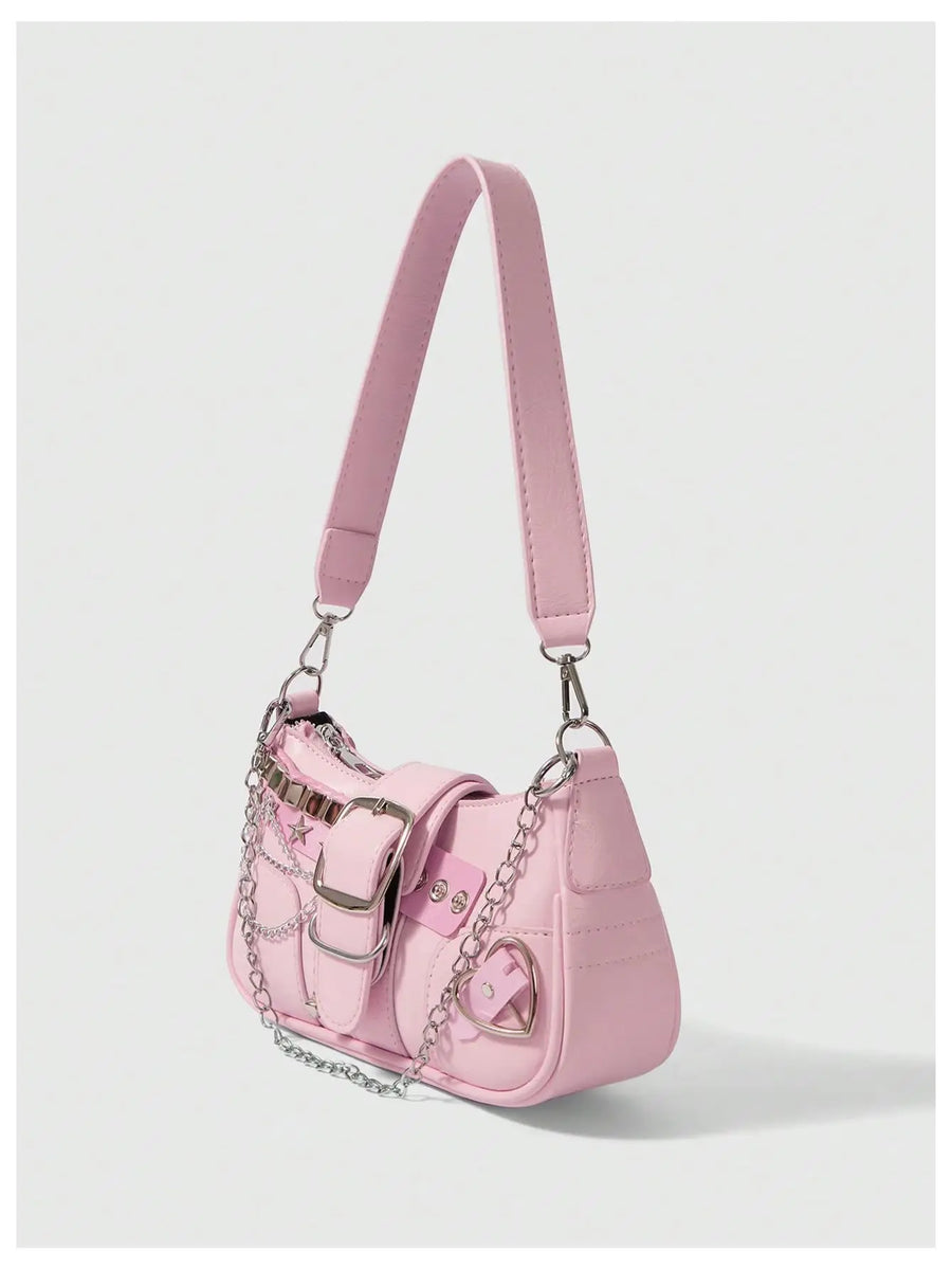 Maximalist embellished Y2K shoulder bag - view 14