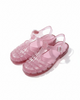 Pink Glitter Jelly Sandals