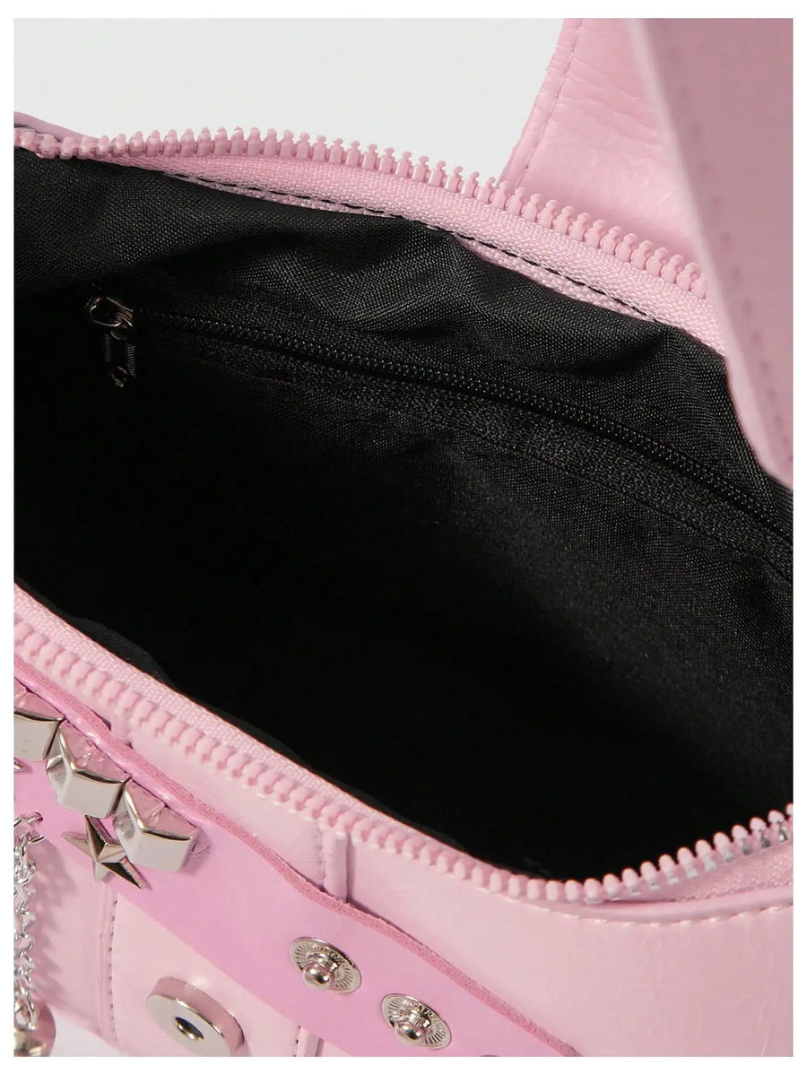 Maximalist embellished Y2K shoulder bag - view 15