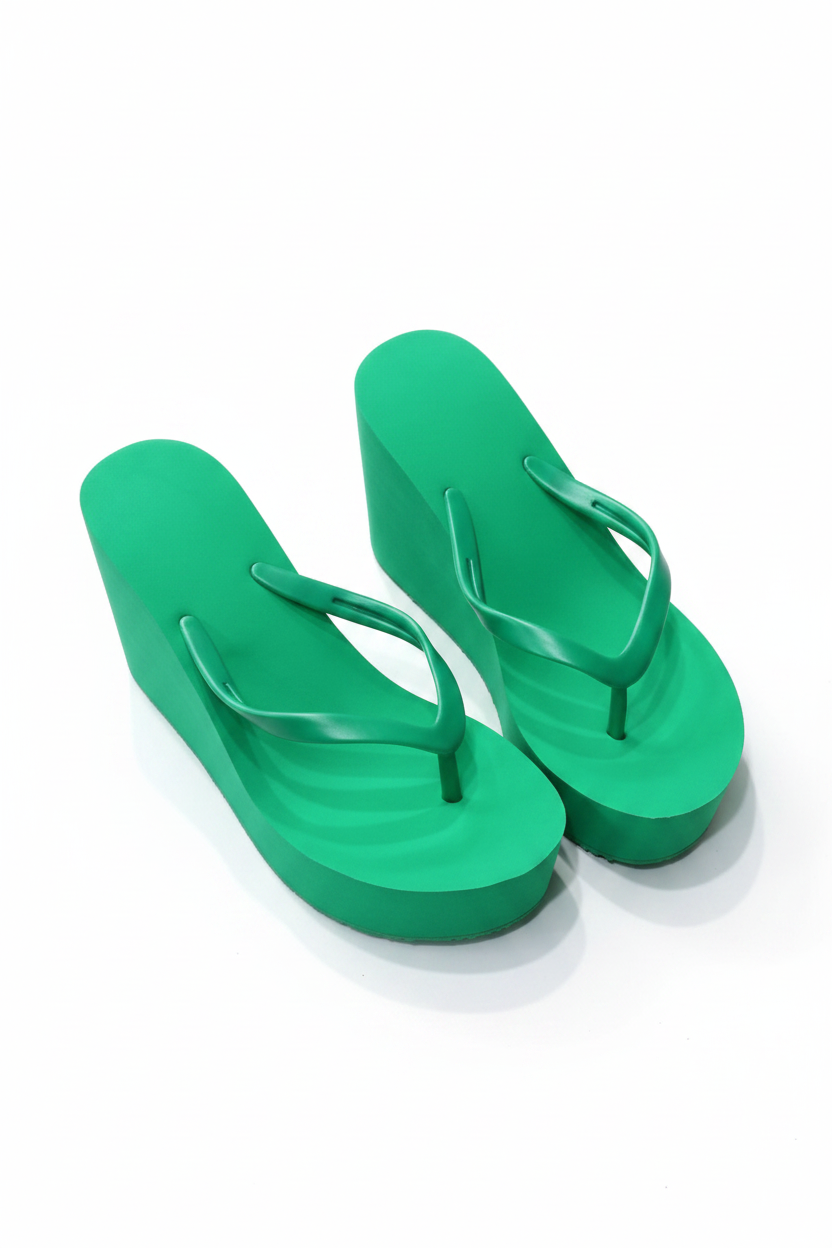 Platform Wedge Flip Flops