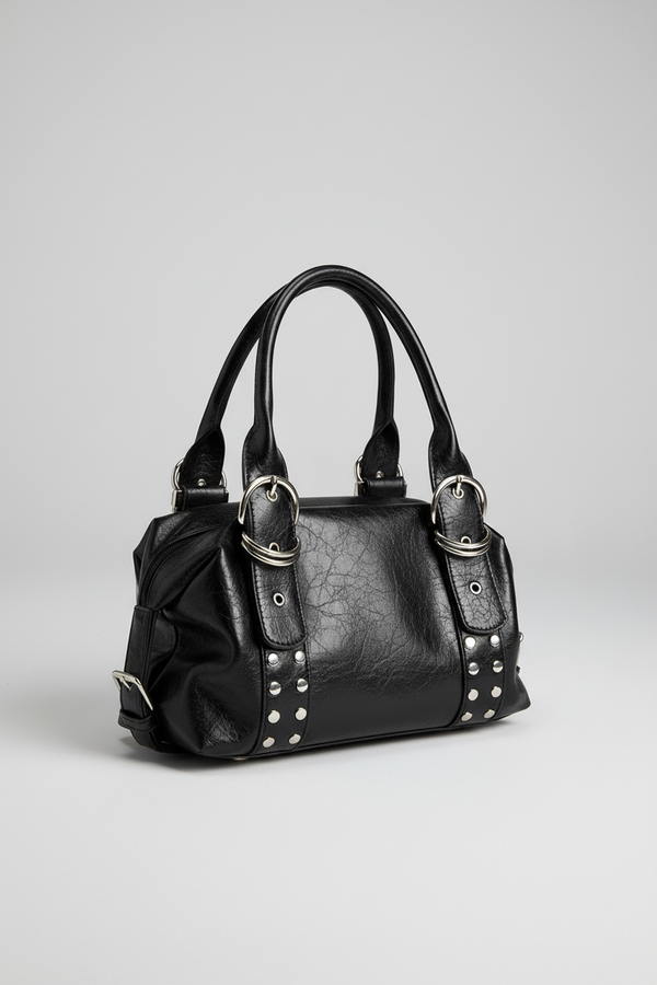 Rivet motorcycle shoulder bag