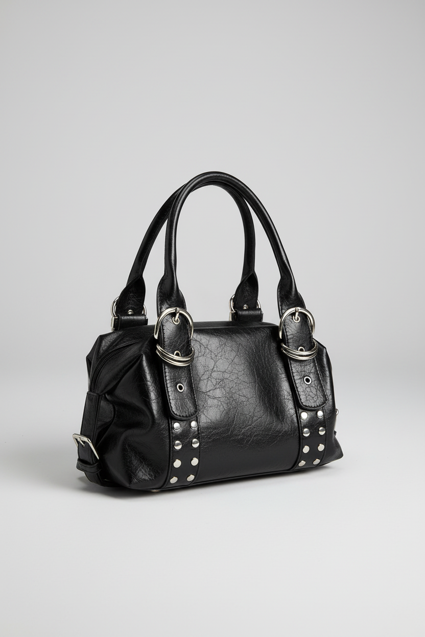 Rivet motorcycle shoulder bag