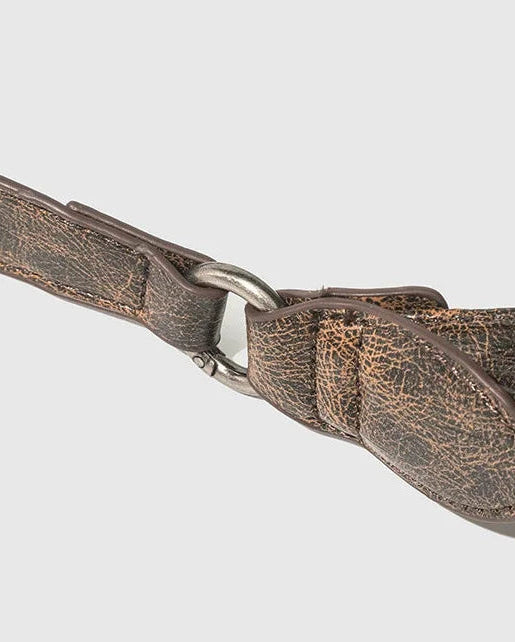 Retro belt clasp shoulder bag - view 5