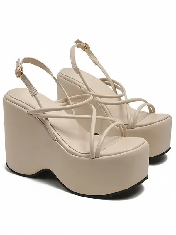 Strappy Platform Sandals — alternate view