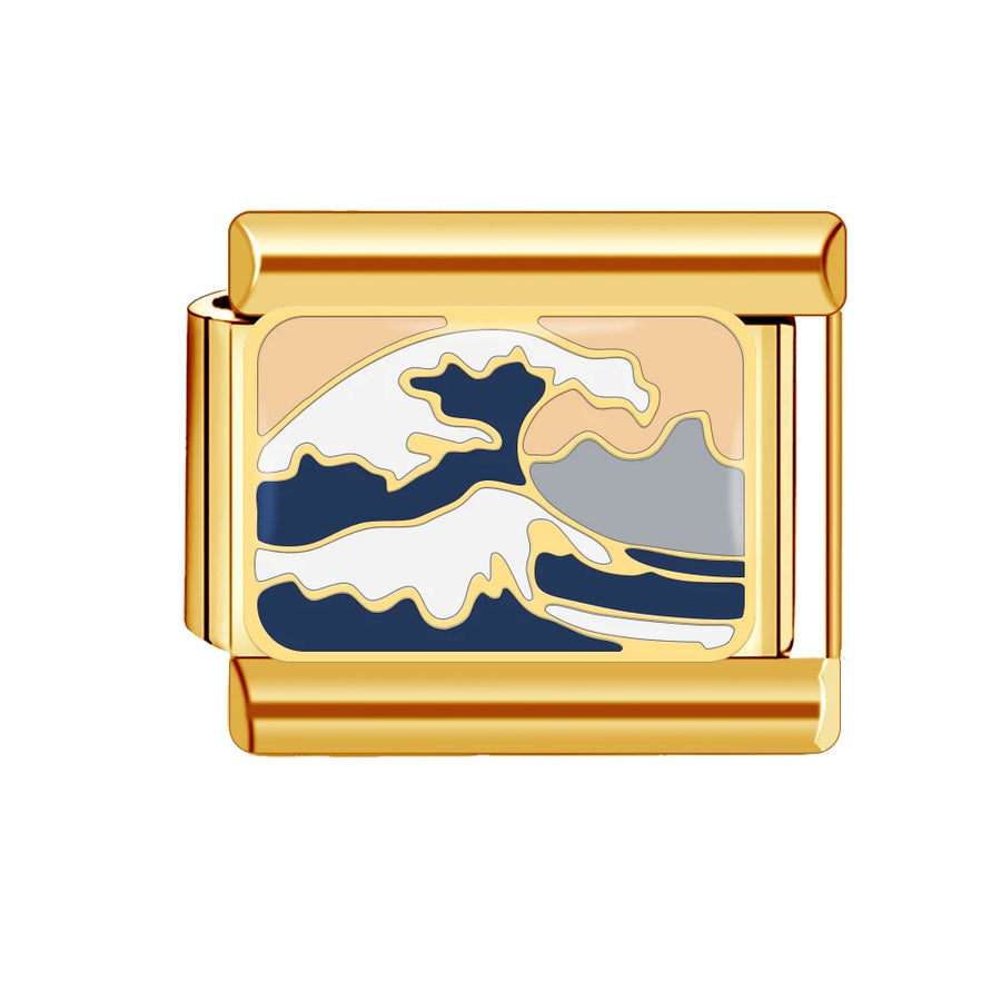 Italian charms collection four ocean theme - view 8
