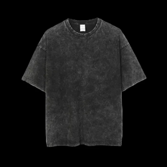 Oversized acid wash graphic t-shirt on model - view 5