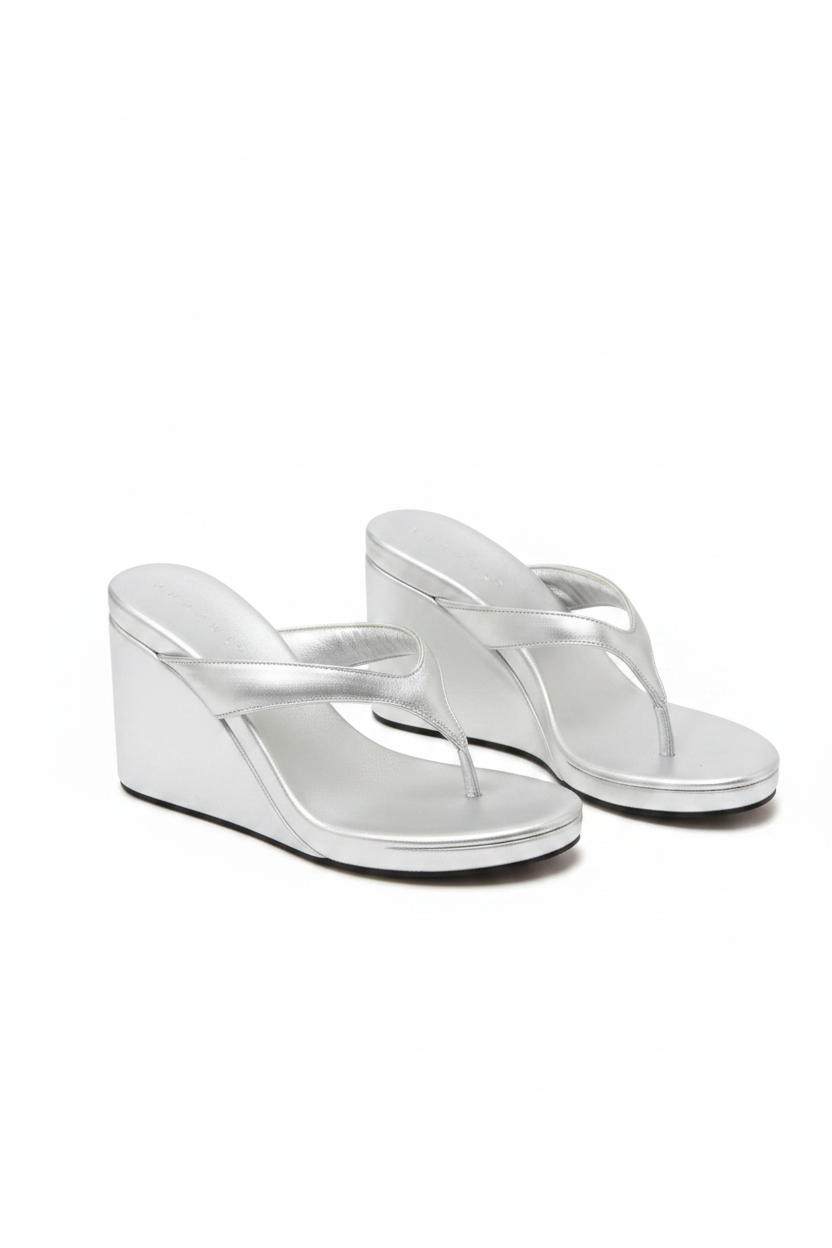 Wedge Heel Thong Sandals