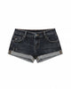 Low Rise Denim Shorts