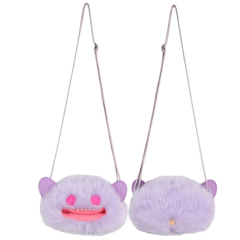 Fugglers plush monster crossbody bag - styling view