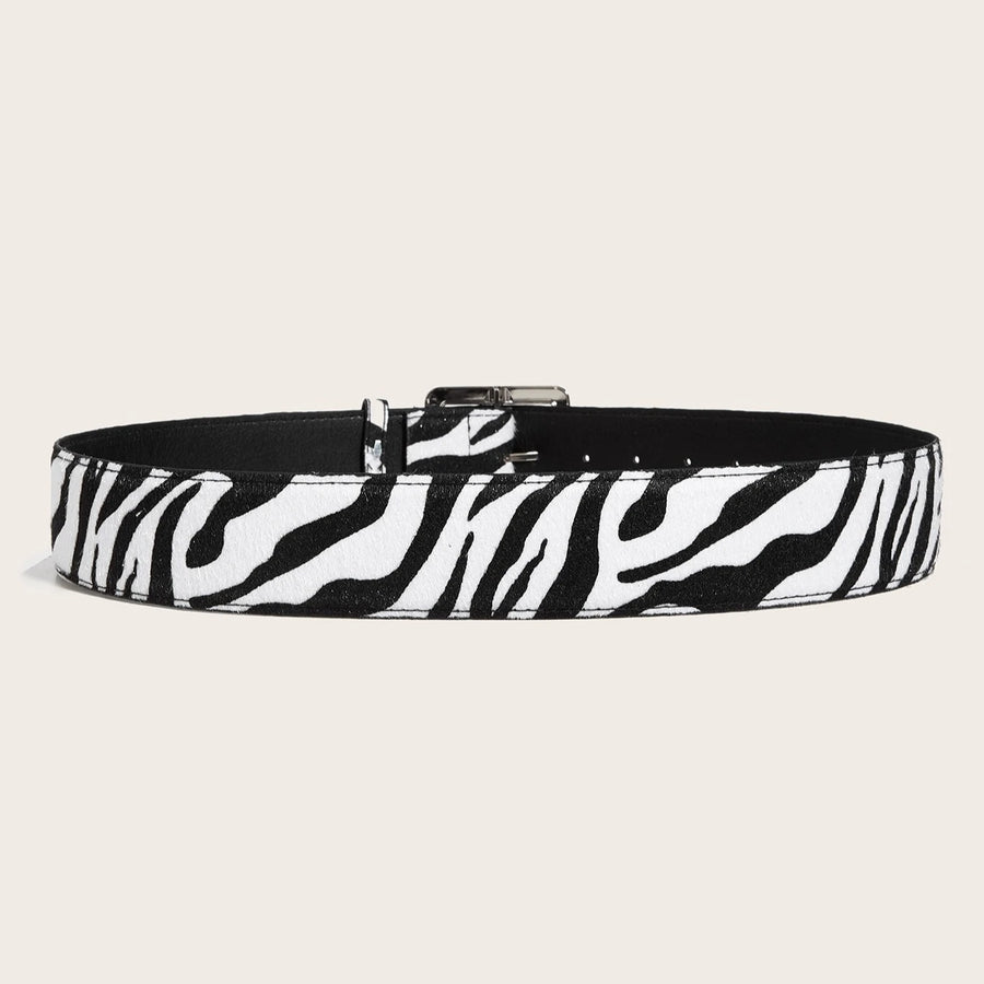 Zebra Print Belt