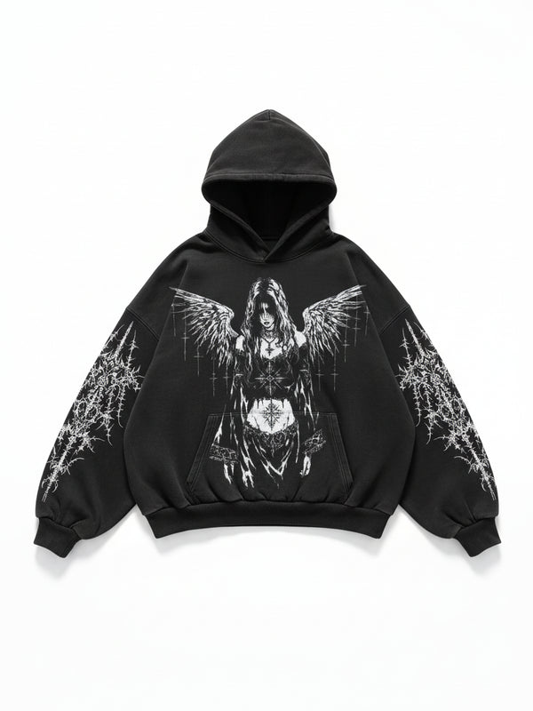 Gothic Graphic Hoodie — alternate view