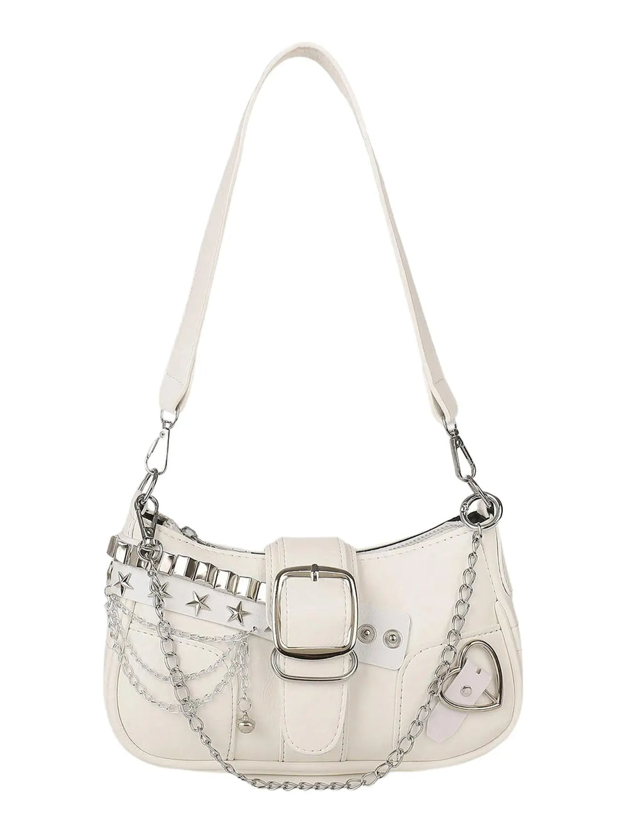 Maximalist embellished Y2K shoulder bag - view 8