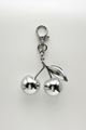 Mirror Cherry Bag Charm