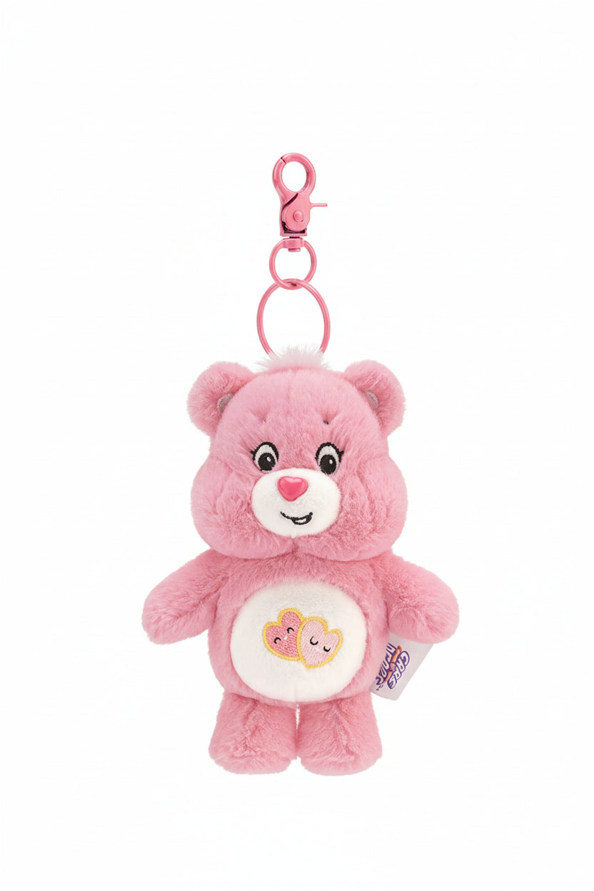 Care Bears plush bag charm keychain - detail shot