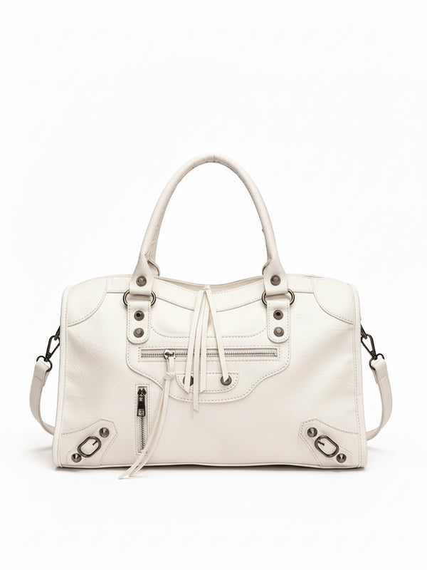 Iconic Y2K Square Motorcycle Tote — alternate view