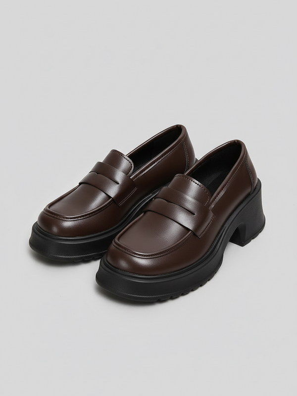 Platform Penny Loafers — alternate view
