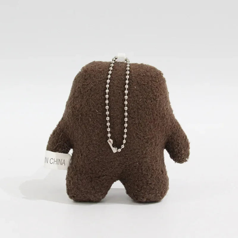 Domo Kun plush bag charm keychain - styling view