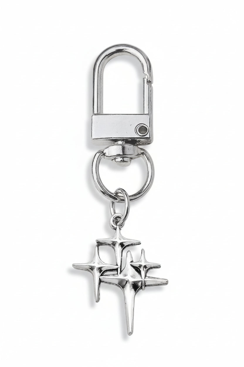 Star moon metal keychain - view 14