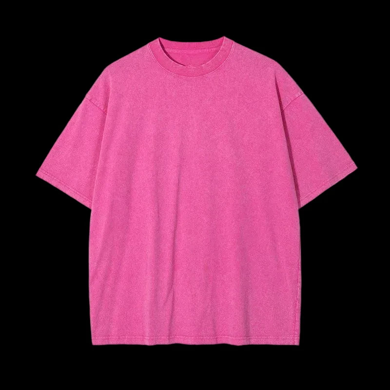 Oversized acid wash graphic t-shirt on model - view 9