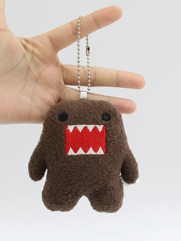 Domo Kun plush bag charm keychain