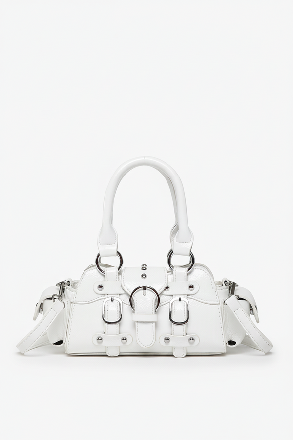 Mini studded rivet crossbody bag